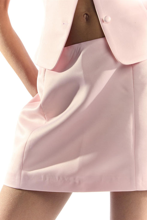 Light Pink Mini Skirt
