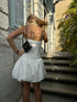 White Corset Mini-Dress