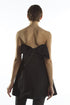 Black Bandeau Bow Mini-Dress