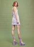 Abby Strappy Mini Dress - Lilac