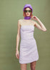 Abby Strappy Mini Dress - Lilac