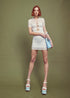 Petite Chloe Cut Out Mini Dress - White